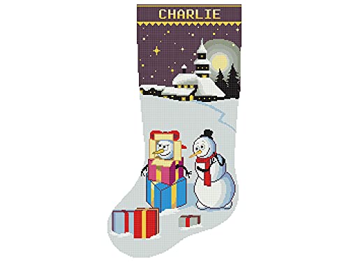 Коледни Чорапи за Бродерия на кръстат бод за възрастни PDF, Съвременните Персонални Чорапи за лека Празнична печат, Сладък