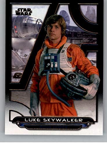 2018 Начело Star Wars Galactic Files ESB-20 Официалната Неспортивная Търговска картичка Люк Скайуокър в NM