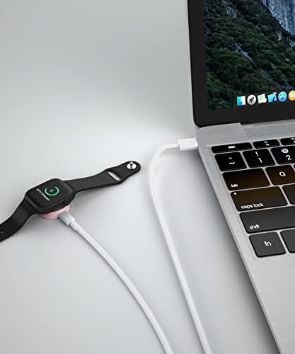 Магнитен адаптер за зарядно устройство Ruxely за Apple Watch, USB-кабел, захранване за повторно използване