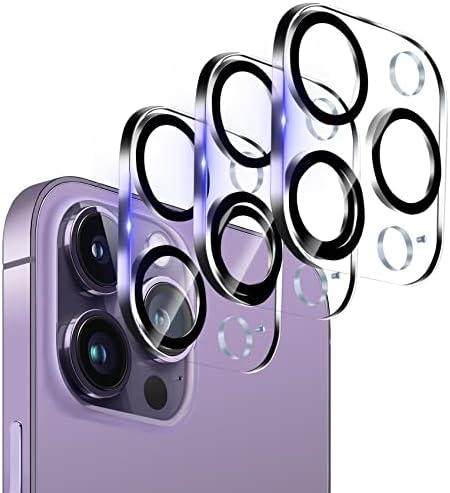 【3 опаковки】 Защита на обектива на фотоапарата от закалено стъкло Dengduoduo за iPhone 14 Pro 6,1 и iPhone