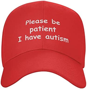 Моля, бъдете Търпеливи, имам бейзболна шапка с Аутизъм, Регулируеми за спортни Шапки на открито