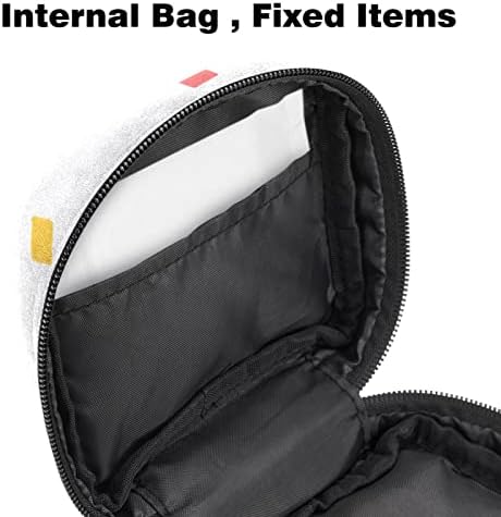 ORYUEKAN Чанта За съхранение на Хигиенни Кърпички, Преносими Многократна употреба Менструални Тампони джоб, Чанта за