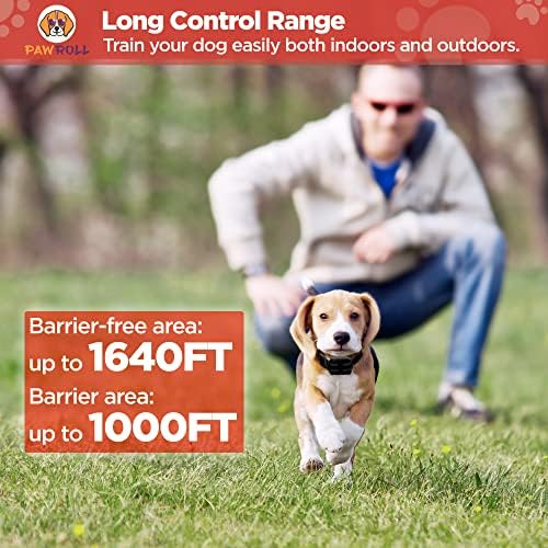 Тренировъчен нашийник за кучета с дистанционно управление - Ударни нашийник за малки, средни и големи кучета - Акумулаторна
