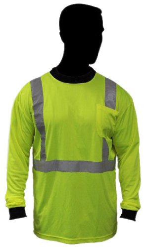 Джобни жилетки за сигурност Liberty Ръкавица & Safety унисекс за възрастни, Флуоресцентно Лаймово-зелена, 3X-Large САЩ