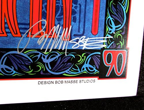 Постер на Стиви Рей Спечели 1990 г., издание за изпълнители на фен-клуба, подписан от Боб Маса