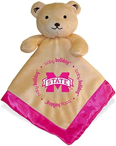 Розово Охрана мече BabyFanatic Girls - Булдог на щата Мисисипи NCAA - Официално Лицензиран Snuggle Buddy