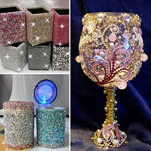 Перлите са с плосък гръб и Кристали за Бродерия, 100 г 3-10 мм Цветни Декорации за нокти от Смола, Кристали за Дизайн