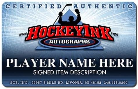 МАРИАН HOSSA, подписано на шайбата на Детройт Ред Уингс - КОПИТО 2020 - за Миене на НХЛ с автограф