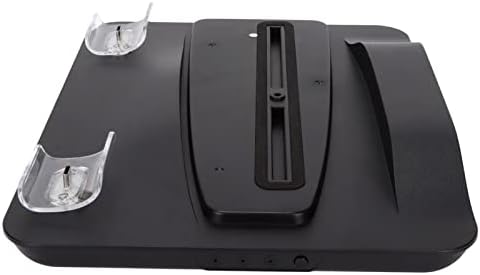 Dpofirs за PS5 Хоризонтална Поставка с 3 Охлаждающими вентилатори, зарядно устройство с две Контролери за конзолата