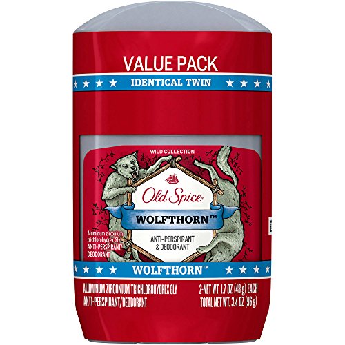 Против изпотяване и дезодорант на Old Spice с волчьим шипом 1,7 грама (опаковка от 2 броя)