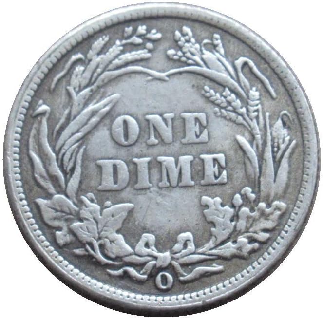 Американски Фризьор 10 Цента 1895 Г., сребърно покритие Копие на Възпоменателни монети