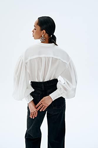Модел за шиене Vikisews за жени - Образец блузи Liza за шиене за жени, размер US2 - US20 Плюс Размер - Подходящ за начинаещи,