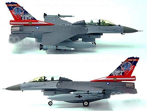 JC Wings Тайван F-16B 1/72 molded под налягане Модел Самолет
