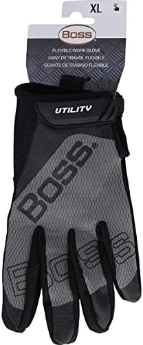 Предпазни работни Ръкавици Boss Men ' s от синтетичен микрофибър кърпа за ръце, Окото на Облегалката, Висока гъвкавост, увеличаване