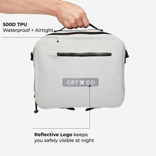 GETXGO: Негорими и водоустойчиви 2 кутии-организатор с плечевыми ремъци - организаторите за важни документи за
