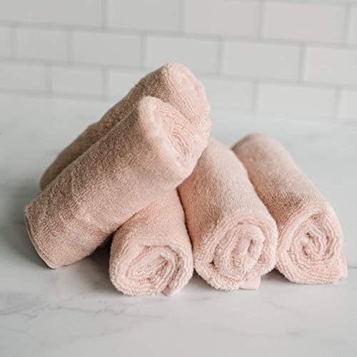 Детски гъба Natemia Organic – Меки Памучни бебешки кърпи с размери 12 x 12 см – Опаковка от 5 Многофункционални
