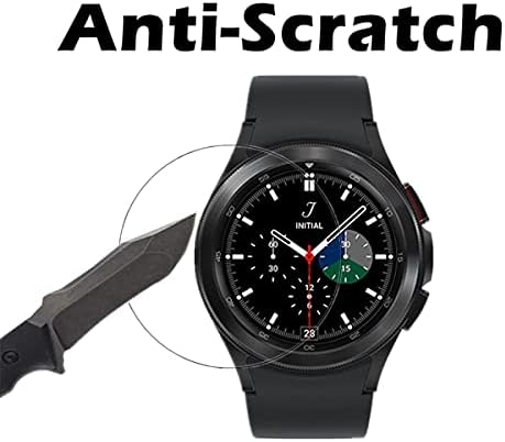 AISELAN за Samsung Galaxy Watch4 Classic (46 мм) Защитно фолио за екрана умни часа, [2 т.] Защитен слой от закалено стъкло