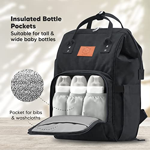 Раница-чанта за памперси KeaBabies и Калъфи за автомобилни седалки за бебета - Водоустойчив Многофункционален Детски