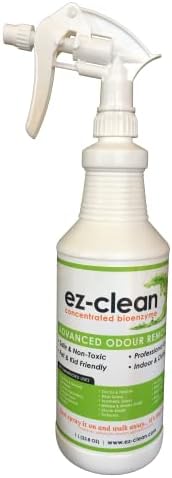 ez-чист Концентриран биоэнзим за премахване на миризмата вътре и извън помещения (кана в 32 унции)