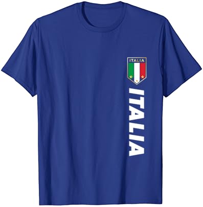 Горд съм, италия - Italia Design - Тениска в стила на италианската футболна тениски