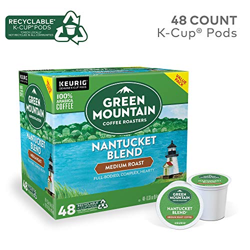 Green Mountain Coffee Roasters Nantucket Blend, за Еднократна употреба Чаши за шушулки Keurig K-Cup, Кафе шушулки