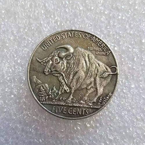 1915 Блуждающая Монета Месинг Сребърно Покритие Античен Сребърен Долар COPYSouvenir Новост Монета, Монета