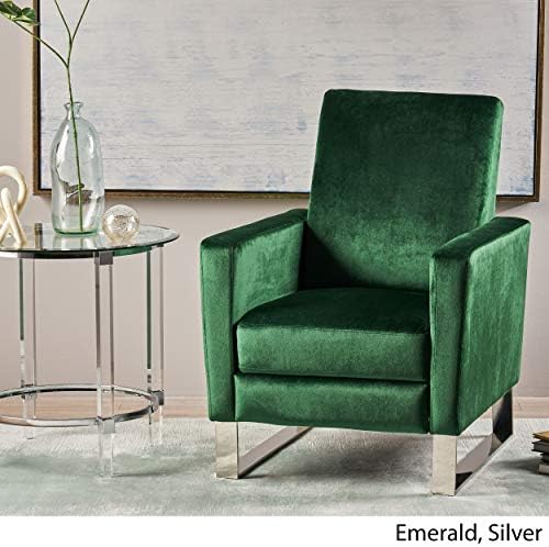 Отлично Мебельное стол Arvin Modern Velvet с възможност за сгъване на облегалката и Високи Крака, с Крака от Неръждаема Стомана,