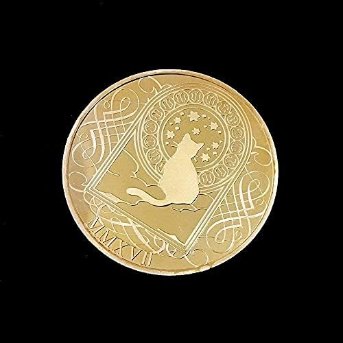 Монета на повикване Индивидуална Възпоменателна Монета Олекотена Монета С Отпечатан Двустранно Виртуална Монета Играта са