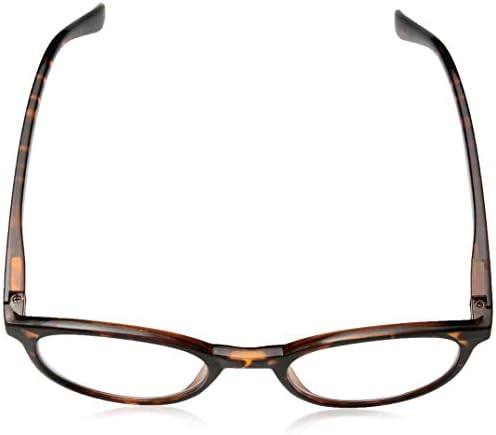 унисекс очила за четене Best Readers за възрастни, Овални, Кафяво / С Прозрачни лещи, 1,5