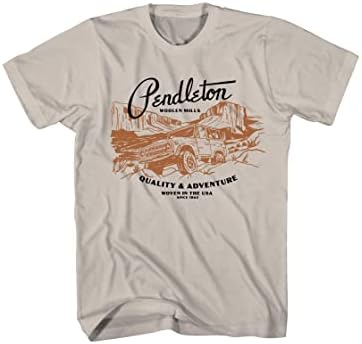 Мъжки t-shirt Pendleton с графичен дизайн Road Trip с къс ръкав