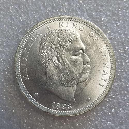 Старинни Занаяти 1883 Хавайски долар UNC Възпоменателна Монета Сребърен долар 2098