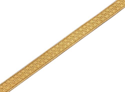 5 Ярда Златни Покрития Облачения Пилот Галон Армията Военноморска форма с кант от дантела с ширина ½ инча