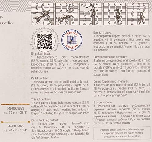 Комплект стелки с капаче Vervaco Коне, Памук, Многоцветен, 55 x 38 x 0,3 см