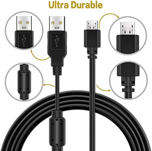 Удължен кабел за зарядно Micro USB с дължина 3 М за контролери на Playstation 4, Кабел за зареждане / контролер