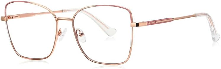 Очила за четене RESVIO за жени и Мъже, Модерни Метални Очила Котешко око Ръчна работа с Пружинным тръба на шарнирна