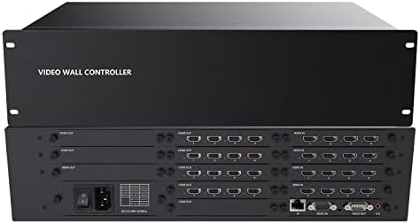Контролер видеостены HDMI с процесор с 16 входа и 16 изхода, Многоэкранный интерфейсен процесор, поддръжка на уеб-базирани