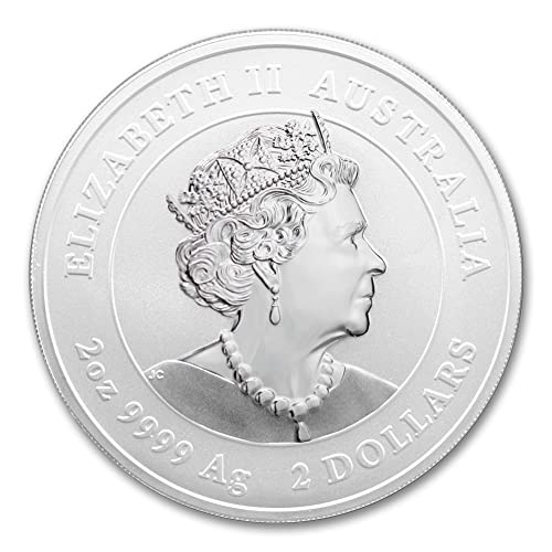 Сребърна монета на Австралийската лунна серия III Година на заека 2023 г. с тегло 2 грама (в капсули) Блестящ Необращенный