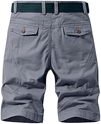Мъжки къси Панталони, Мъжки Модни Цветни Панталони С джобове от Памучен Пятиточечные къси Панталони Гащеризон