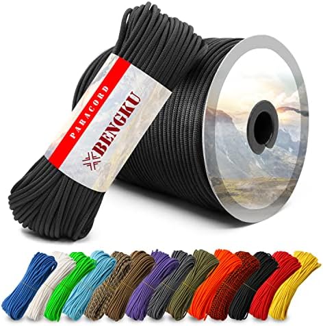 Паракорд/Парашутизъм кабел BENGKU Outdoor Mil-SPEC 550 паунда (MIl-C-5040-H), Шнурове, Опаковки, въже, на 100