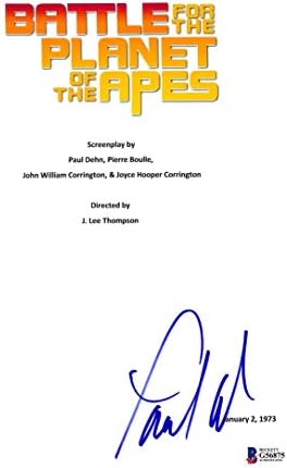 Пол Уилямс Битката за Планетата на Маймуните Подписа на Сценария на филма Корица БЪЛГАР G56875