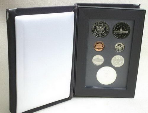 1989 Набор от монети, Монетен двор на САЩ Prestige Proof Unc с надпис COA