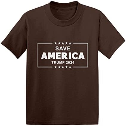 Спаси Америка Тръмп 2024 - Тениска MAGA Vote за Бебета / Деца от Futon Джърси