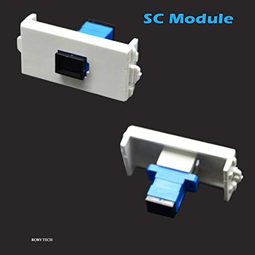 2 Оптични модула на Трапецовидните изкривявания SC Simplex RJ11 Мултимедийна Информация Стенни Панела на Кутията Монтиране