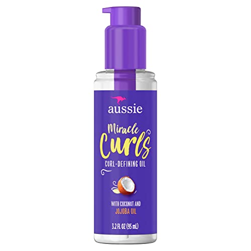 Масло за грижа за косата Aussie Miracle Curls Curl defining Oil - 3,2 течни унции, 3,2 грама