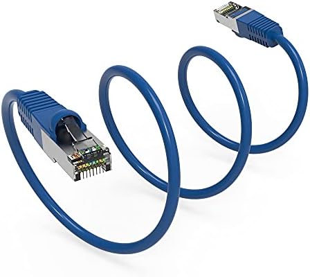 6 фута (1,8 м) Екраниран мрежов кабел Cat5E Ethernet (FTP) с изтеглянето от мрежата на 6 Фута (1,8 м) Мрежов кабел Gigabit