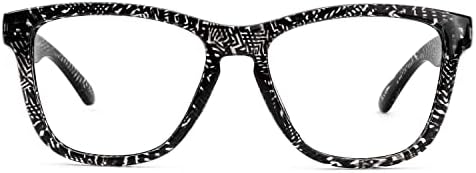 Zeelool Унисекс Реколта Негабаритная Квадратни Рамки за очила с безрецептурными Прозрачни лещи Malan ZOP014066