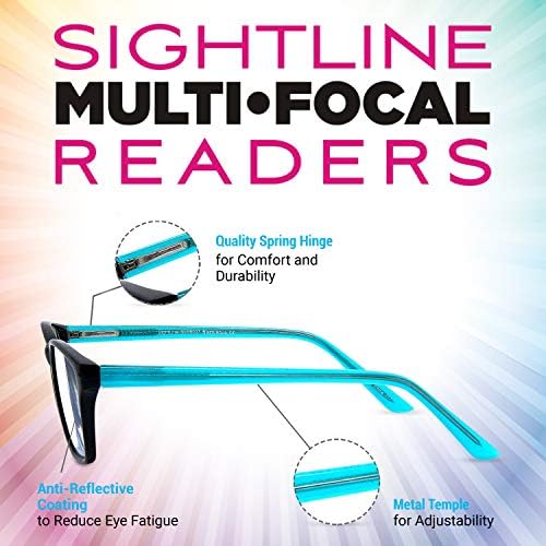 Многофокусные очила за четене Sightline 6007 с прогресивно капацитет - Ацетатная дограма за по-високо качество -Лещи