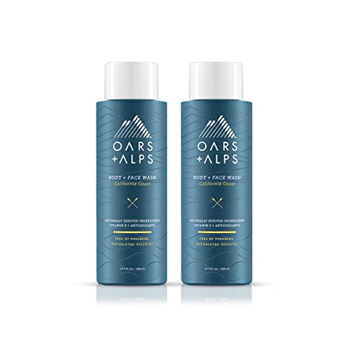 Oars + Alps Мъжки Овлажняващ средство за измиване на лице и тяло, продукти За грижа за кожата с витамин е