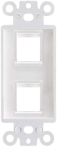 Стенни плоча Kenuco White Decora с Трапецеидальной вложка | 2 порта | 20 опаковки