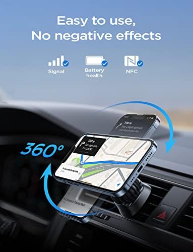 GERI Идеален за Обновяване на Автомобилния закрепване MagSafe 18 Магнити и 2 Магнитни Притежателя на Телефона